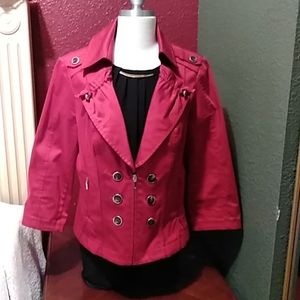 White house Black market red blazer